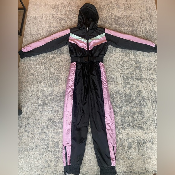 Avec Les Filles Color Blocked hooded ski suit size Small - Picture 3 of 4